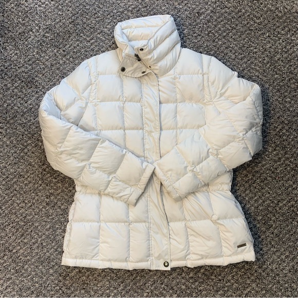 Lauren Ralph Lauren Jackets & Blazers - Lauren Ralph Lauren Quilted Puffer Down Duvet Zip Snap Button Puffer Jacket